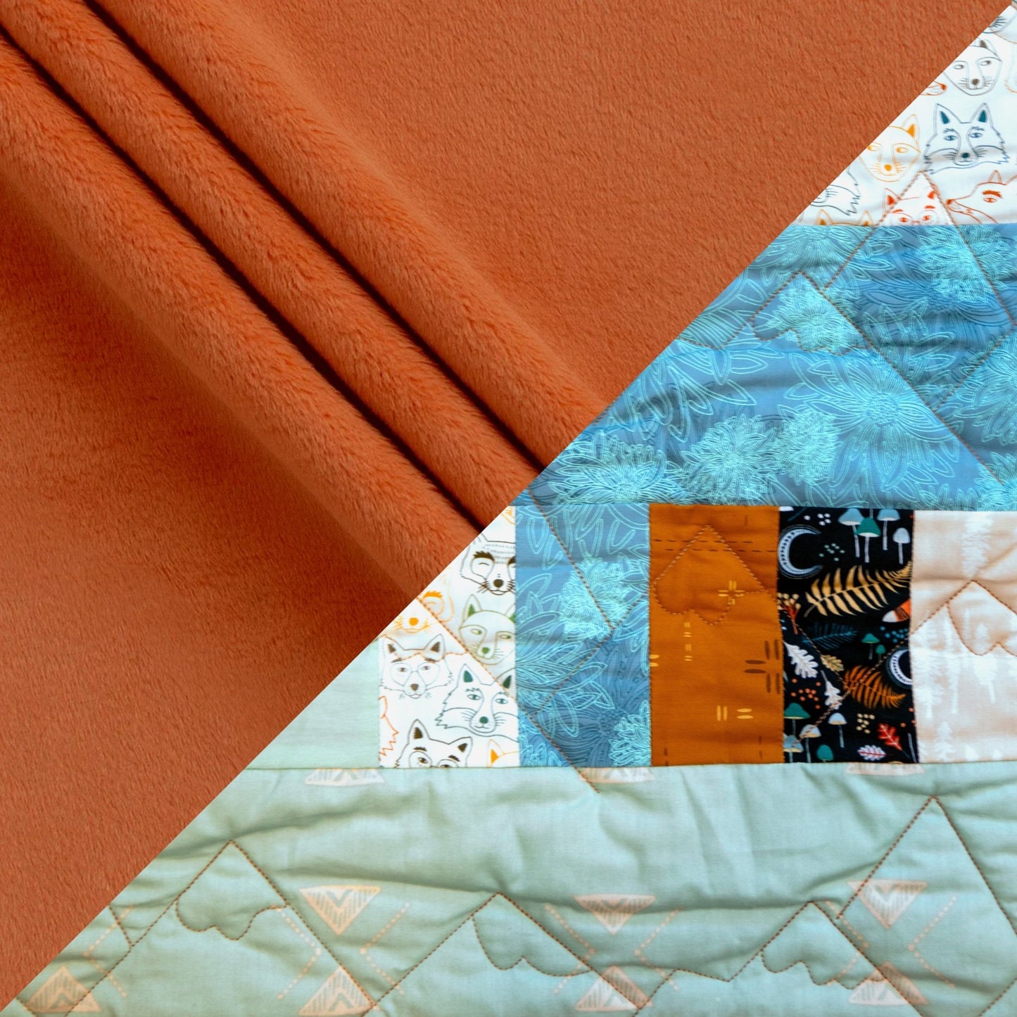 Bricks and Beams Quilt Kit - Timberline - Creative Freedom Collective
