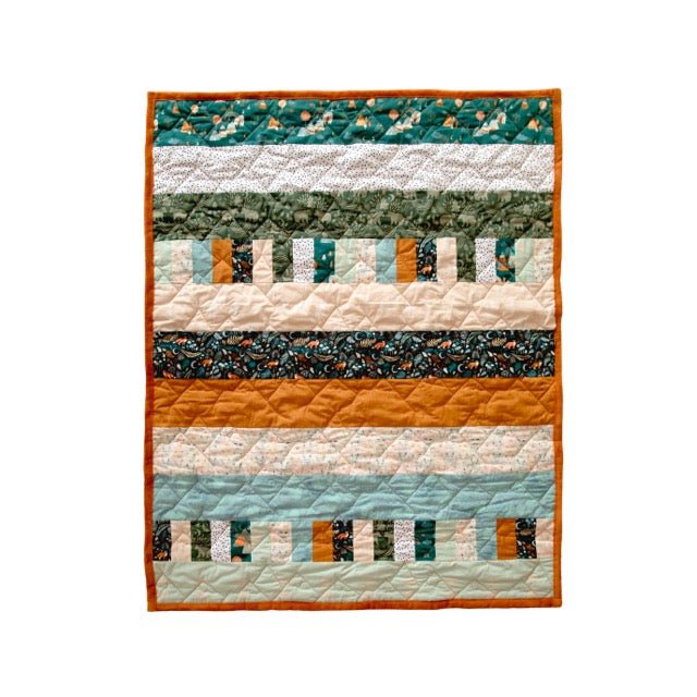 Bricks and Beams Quilt Kit - Timberline - Creative Freedom Collective