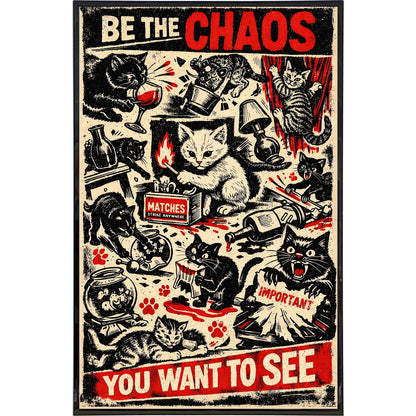 Be the Chaos You Want to See Print