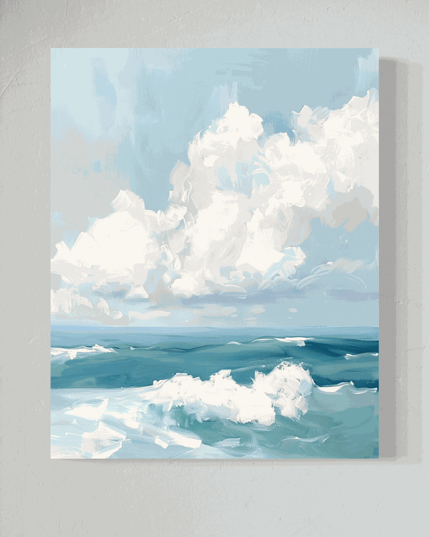 Perfect Beach Day – Original Oil Painting (16" x 20")