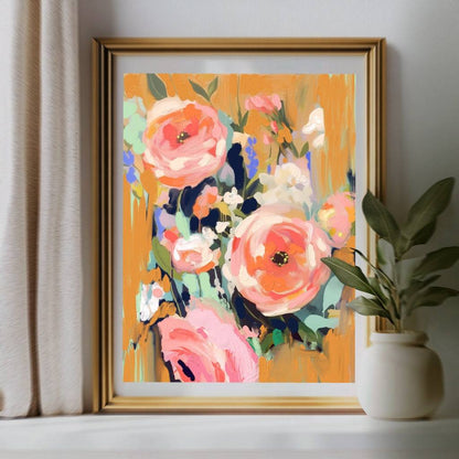 Beneath Apricot Skies - Original Painting