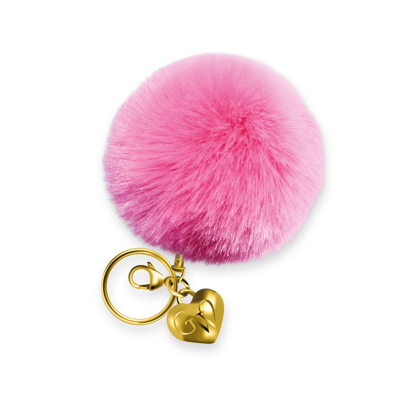 Birthday Cake Heart of Gold Charm & Poof