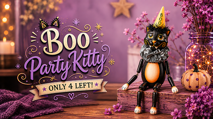 Boo Party Kitty by Bethany Lowe Designs