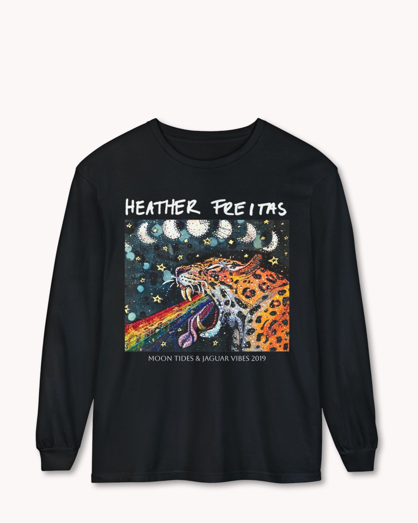 Moon Tides & Jaguar Vibes Long Sleeve T-Shirt