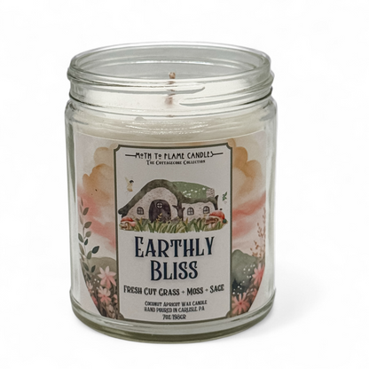 Earthly Bliss – 7 oz Candle Moth to Flame Candles