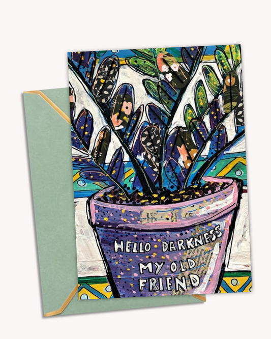 Hello Darkness My Old Friend - Greeting Card / Fine Art Print