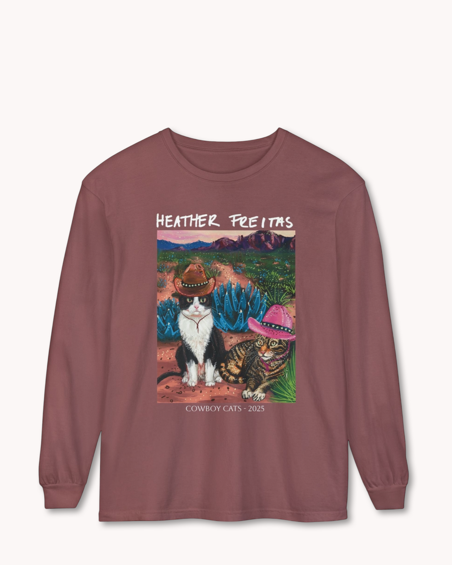 Cowboy Cats Long Sleeve T-Shirt