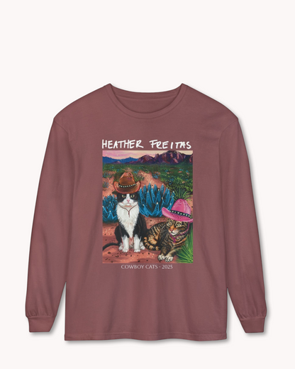 Cowboy Cats Long Sleeve T-Shirt