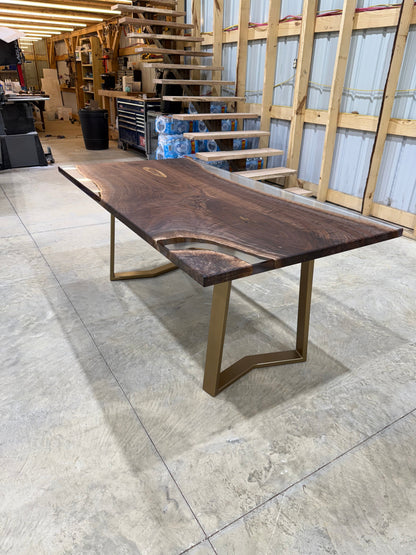 72x38 Walnut Slab Clear Cast