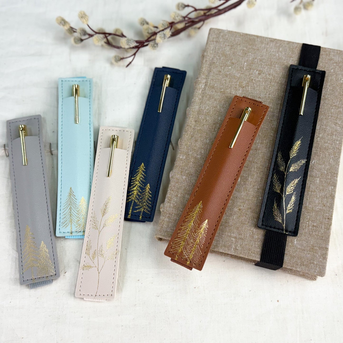 Elastic Pen Holder-Trees