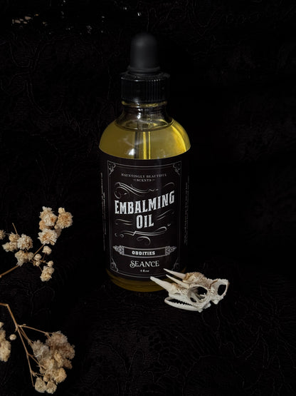 Oddities  - Embalming Lotion Oil - (amber, incense, jasmine)