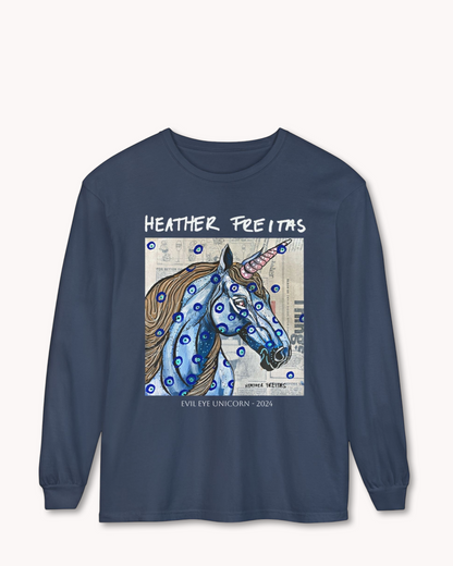 Evil Eye Unicorn Long Sleeve T-Shirt