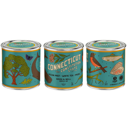 Connecticut State Candle