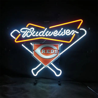 Cincinnati Reds Budweiser Neon Signs Light Neon Signs Land