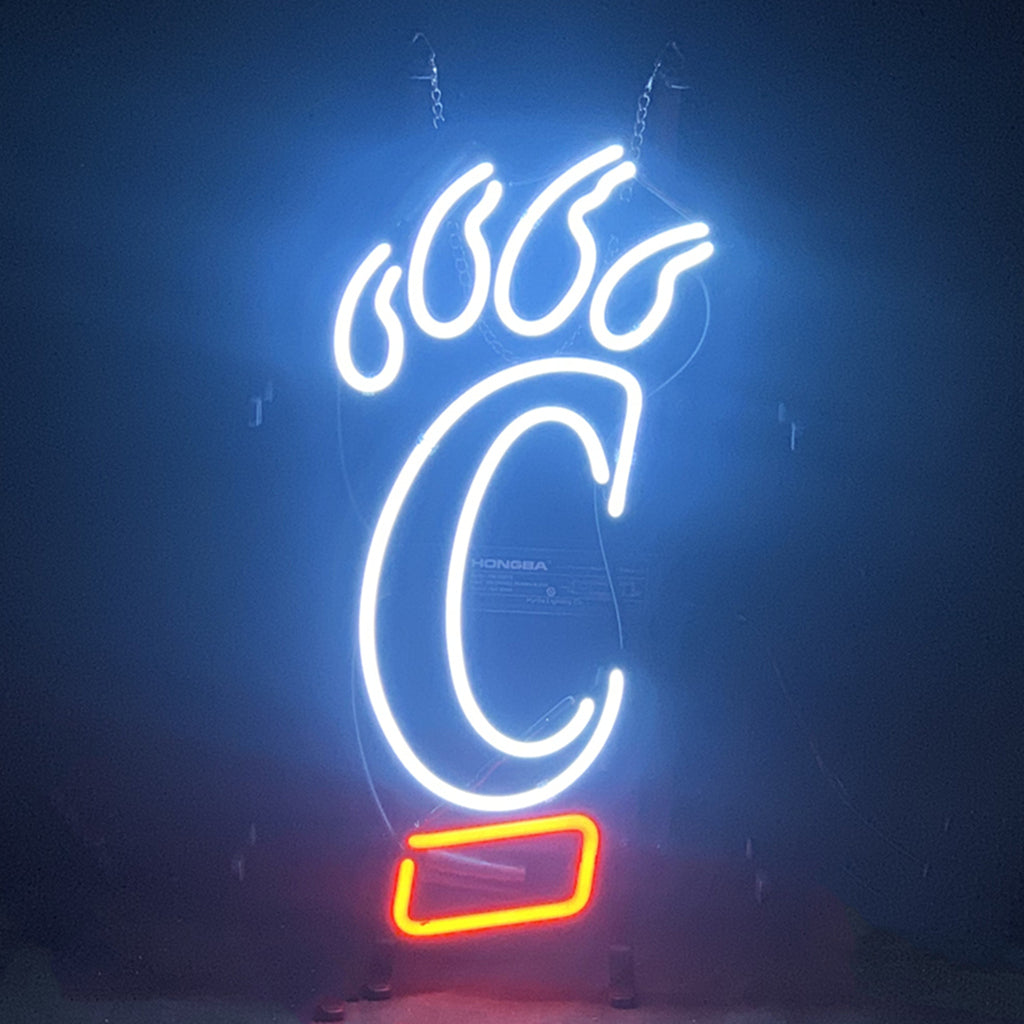 Cincinnati Bearcats Sport Logo Neon Signs Light Neon Signs Land