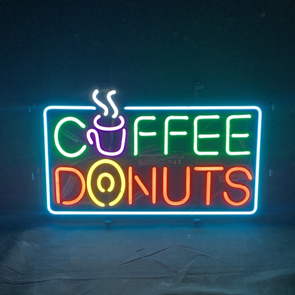 Coffee Donuts Neon Signs Neon Signs Land