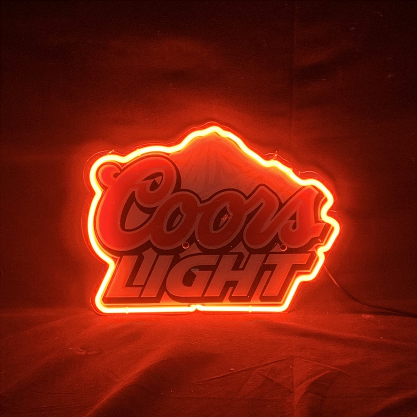 Coors Light Neon Sign Outline with UV-printed Neon Signs Land