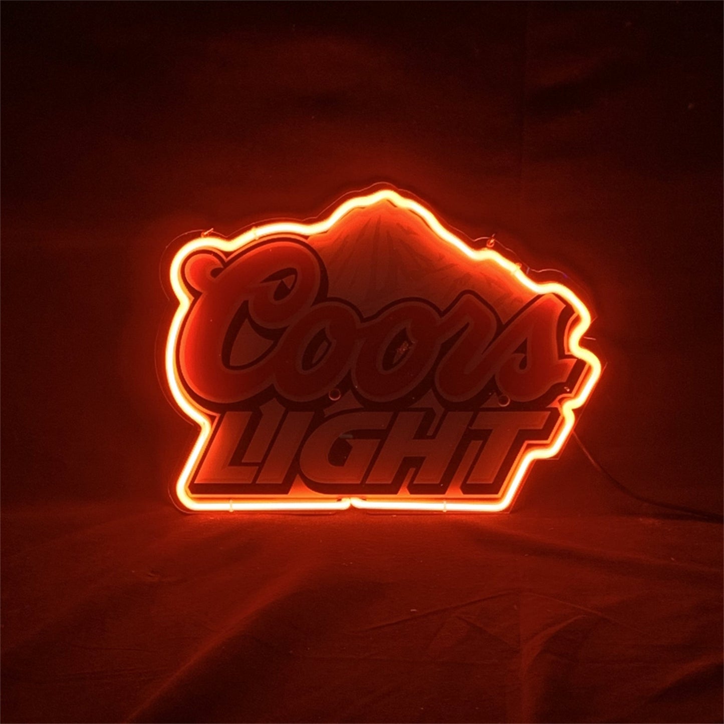 Coors Light Neon Sign Outline with UV-printed Neon Signs Land