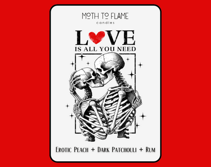 Love Is All You Need – 7 oz Candle Moth to Flame Candles
