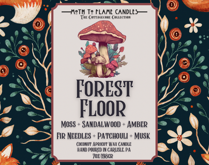 Forest Floor - 7 oz Candle Moth to Flame Candles
