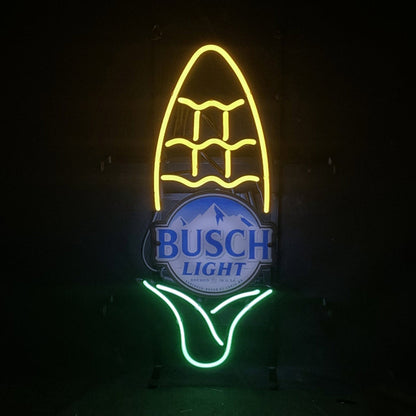 Corn with Busch Light Acrylic Neon Signs Light Neon Signs Land