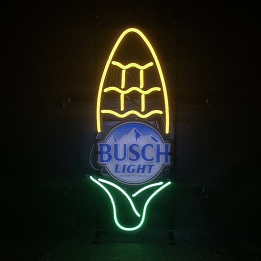 Corn with Busch Light Acrylic Neon Signs Light Neon Signs Land