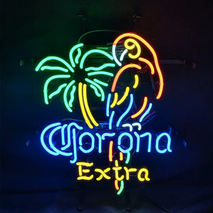 Palm Tree Parrot Corona Extra Neon Light Sign Neon Signs Land