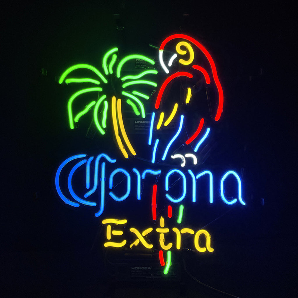 Palm Tree Parrot Corona Extra Neon Light Sign Neon Signs Land