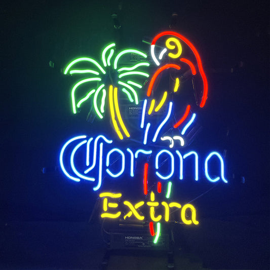Palm Tree Parrot Corona Extra Neon Light Sign Neon Signs Land