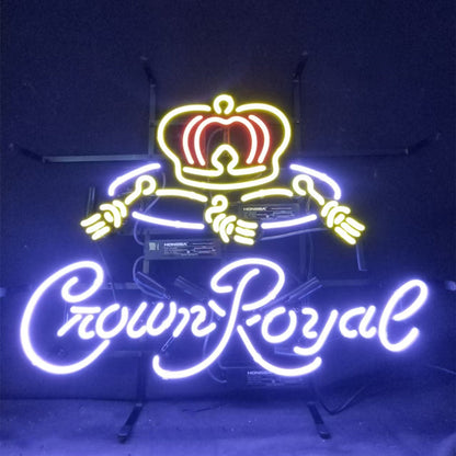 Purple Crown Royal Whiskey Neon Light Sign Neon Signs Land