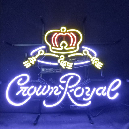 Purple Crown Royal Whiskey Neon Light Sign Neon Signs Land