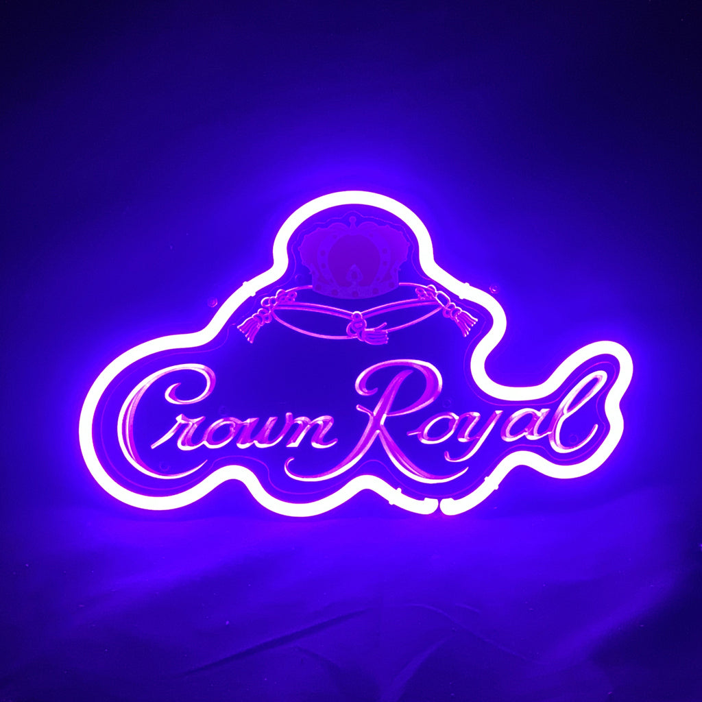 Crown Royal Whiskey Neon Signs Light Acrylic Neon Signs Land