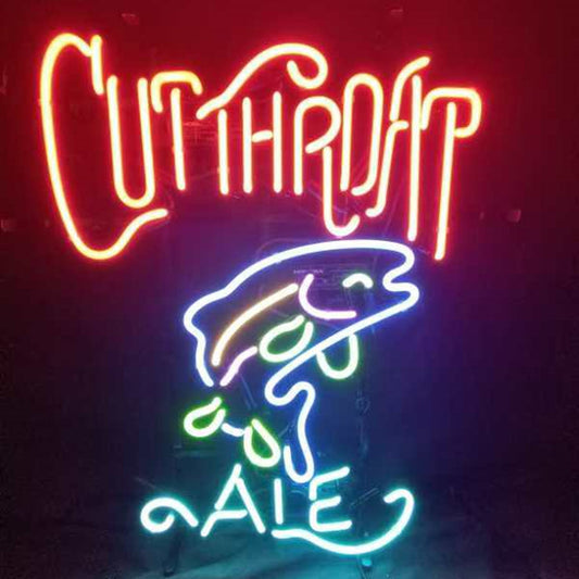 Cutthroat Ale Fish Neon Light Sign Neon Signs Land