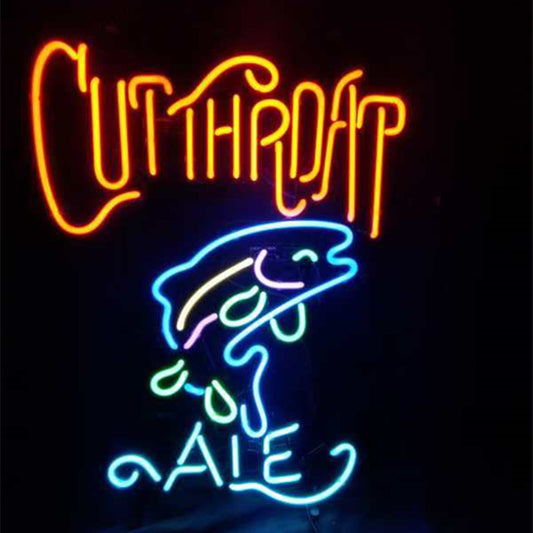 Cutthroat Ale Fish Neon Light Sign Neon Signs Land