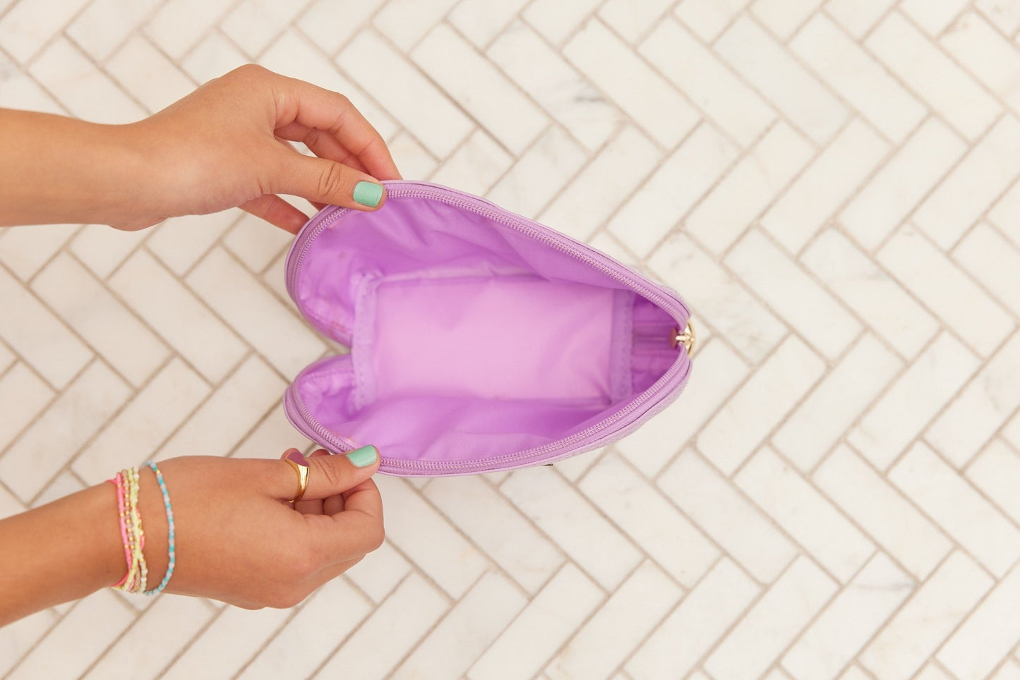 Mermaid Purple Pearl Pouch - Creative Freedom Collective