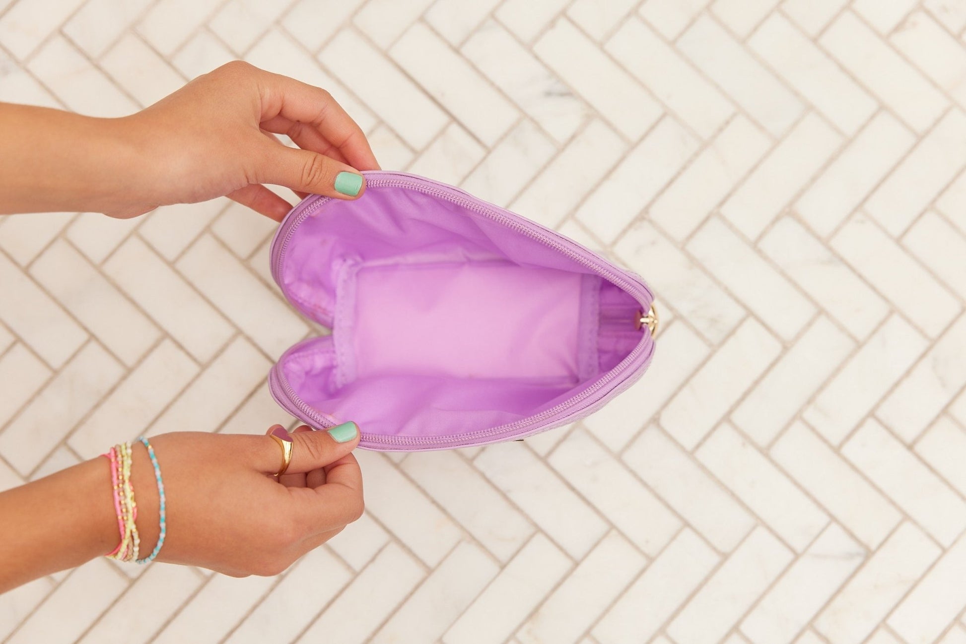 Mermaid Purple Pearl Pouch - Creative Freedom Collective