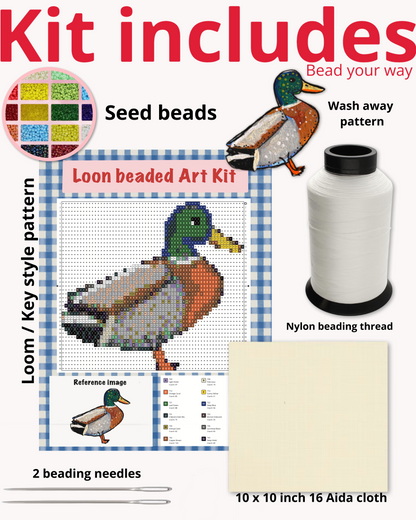 Bass Fish Beaded Art Kit ( L 5 inch )