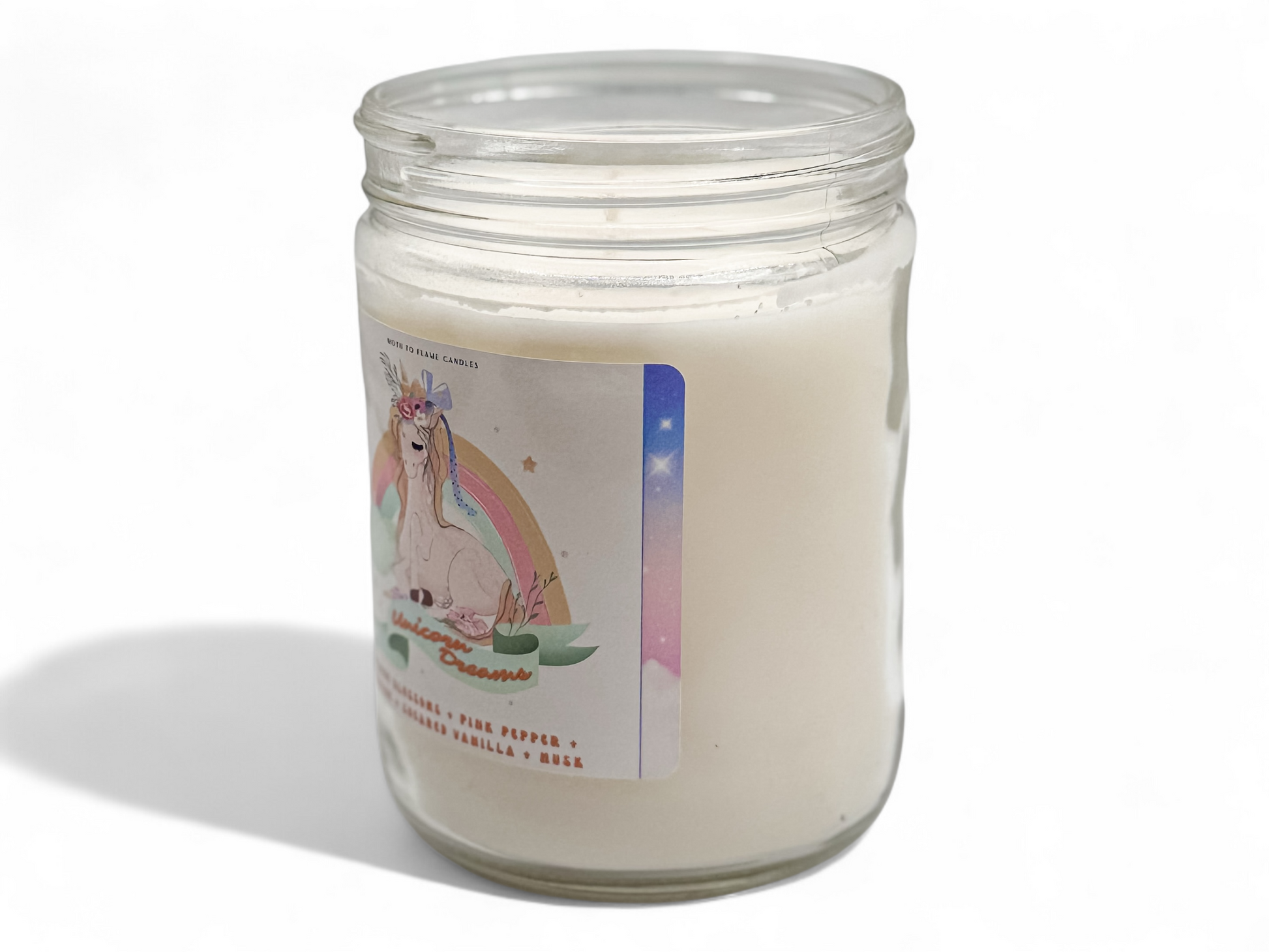 Unicorn Dreams – 7 oz Candle Moth to Flame Candles