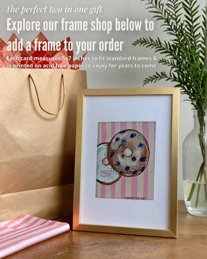 Bagel - Greeting Card / Fine Art Print