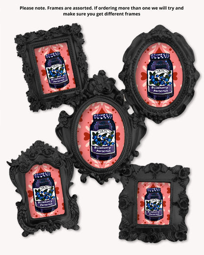 Blueberry Jam - Mini framed print