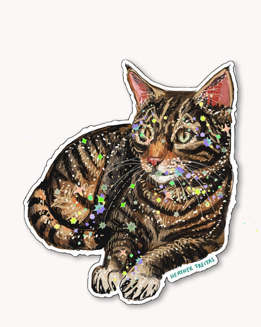 Brown Tabby Sticker