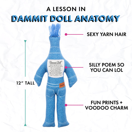 The Denim Doll Dammit Dolls