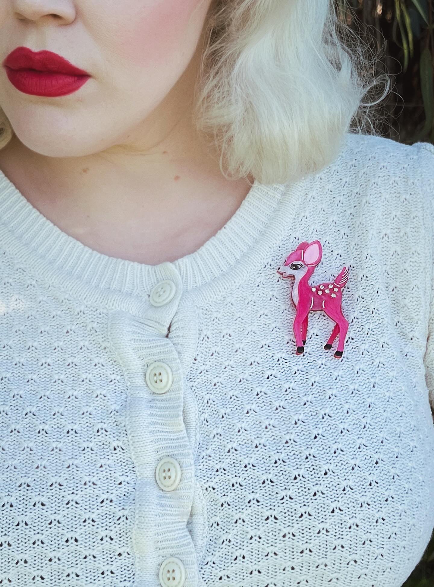 Fawntasia Brooch by Lipstick & Chrome x Candy Doll Club Quirks!