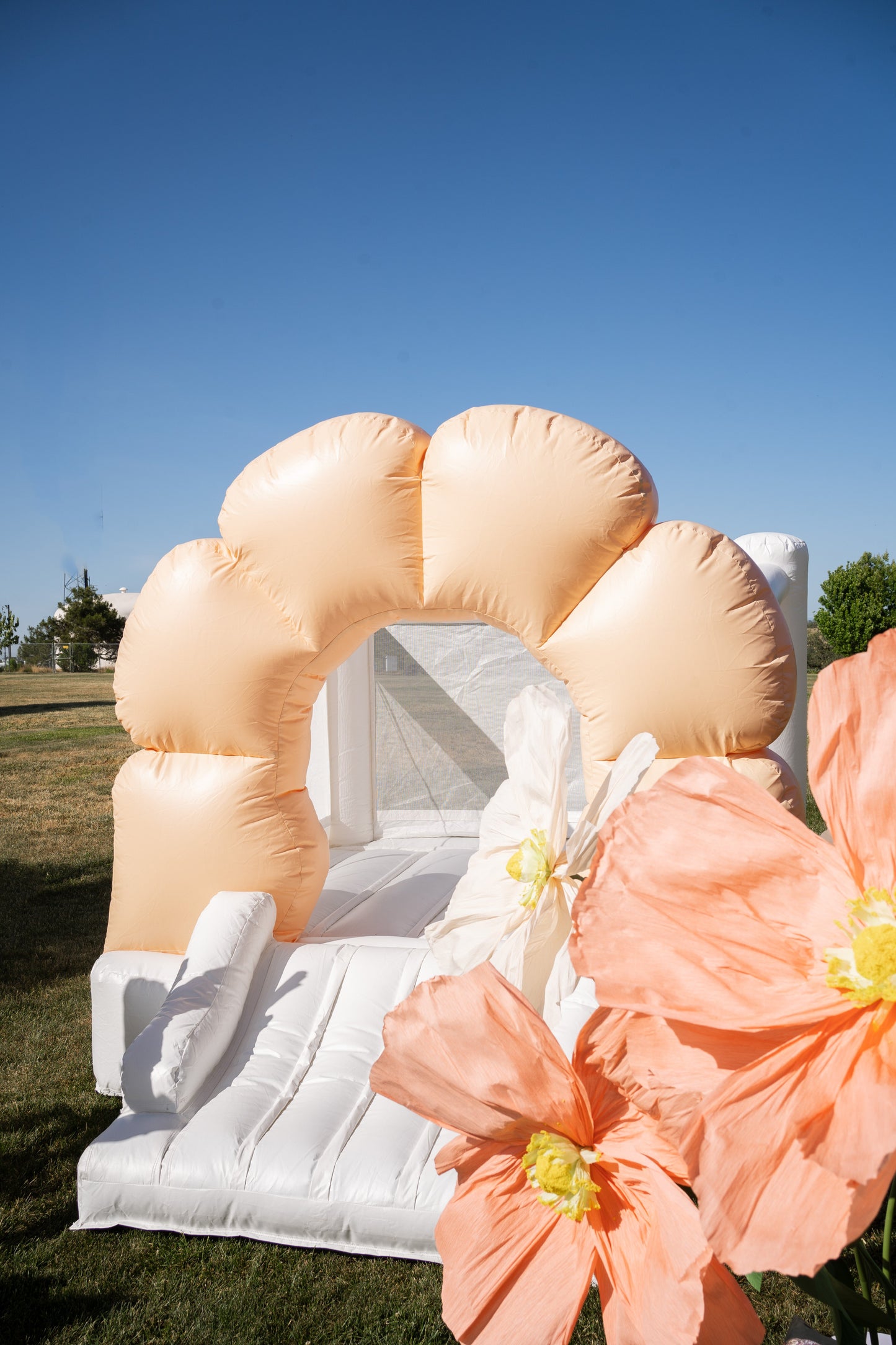 Mini Daisy - Peach Flower Bounce House