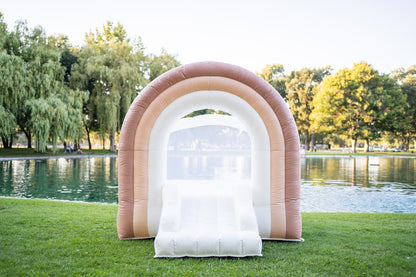 Mini Boho - Beige Rainbow Bounce House