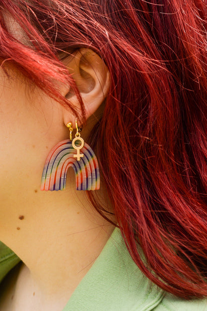 Engraved Double Rainbow