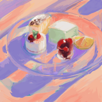 Dessert Bar Study - Original Painting