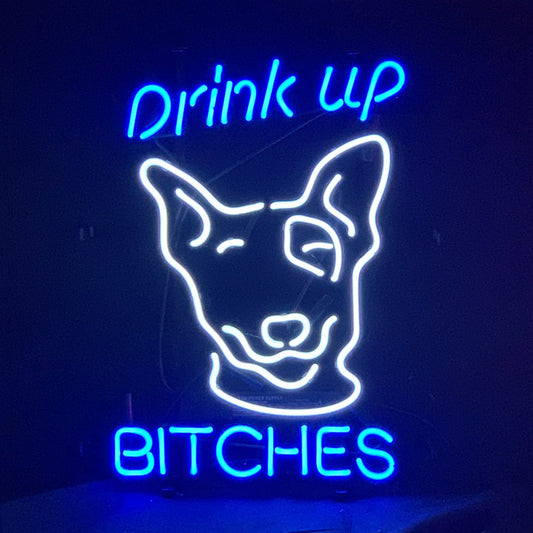 Drink Up Bitches Neon Sign Light Neon Signs Land