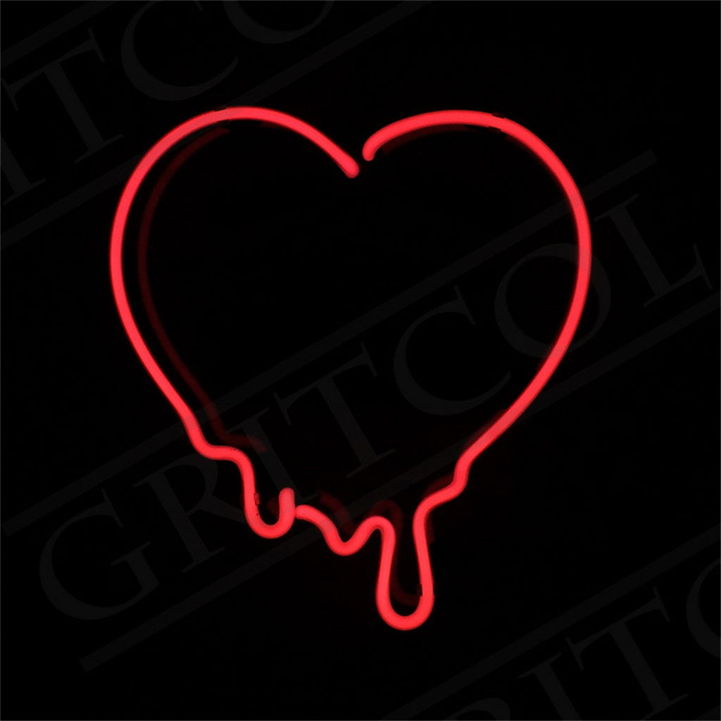 Dripping Heart Neon Signs Neon Signs Land