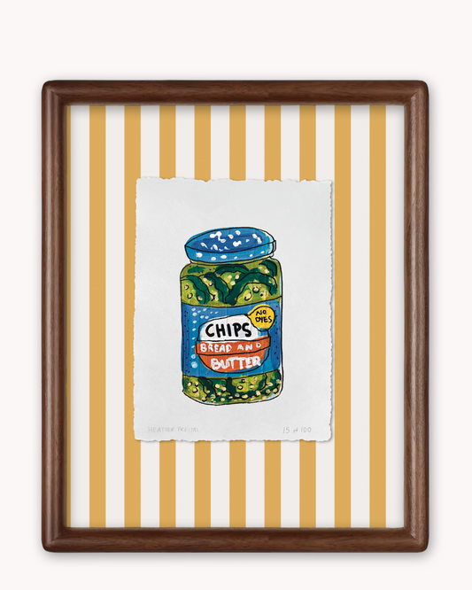 Bread & Butter Chips Limited Edition Framed Print